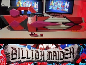 yukine Chris 39 billion maiden anime cosplay arma fogo mecha symphogear 3d print model - Mito3D