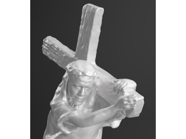 Obama Tragen Kreuz Jesus 3D print model - Mito3D