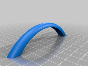 curva incurvé manipuler 10cm 3d print model - Mito3D