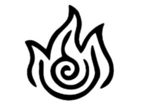 avatar millet sembol şablon Kahve hava Bükücü roku zuko 3d print model - Mito3D