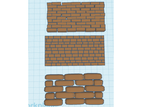 brick walls 3d print model - Mito3D