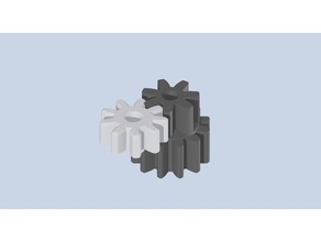 rinforzato ingranaggi nerf rapidstrike Ingranaggio 3d print model - Mito3D