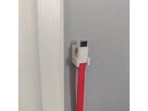 oneplus usb-c cable holder usb 3d print model - Mito3D