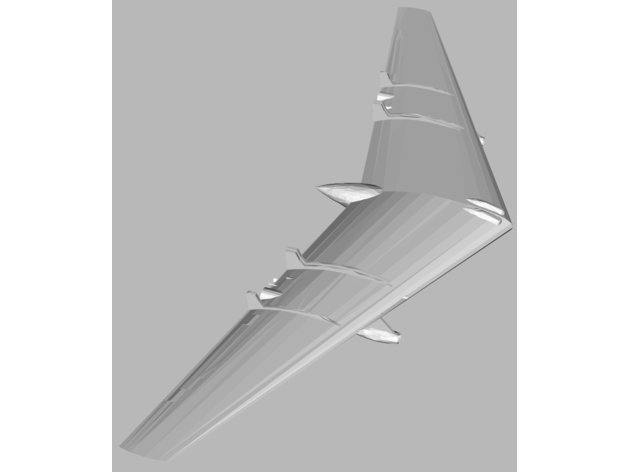 yb 49 rb aereo bombardiere Jet 3D print model - Mito3D