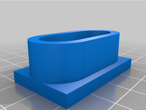 pátio tabela perna grampo 3d print model - Mito3D