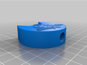 chat paille topper 3d print model - Mito3D