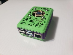 frambuesa pi 4b caso funda 3d print model - Mito3D