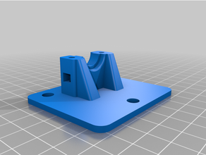 e3d v6 generic carriage nozzle holder 3d print model - Mito3D