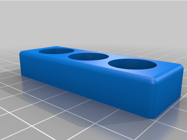 api vial holder 3-pack 3D print model - Mito3D