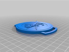 nasa strap logo 3d print model - Mito3D