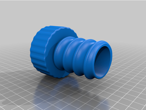 rockler flexiport polvere collezione adattatore tubo flessibile 3d print model - Mito3D