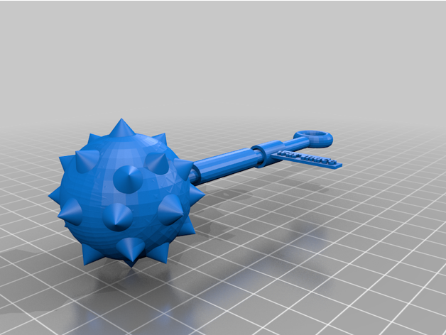 war mace 3D print model - Mito3D