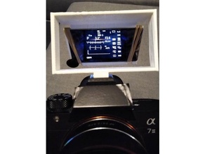 Sony a7 Serie Selfie vlogging Bildschirm Spiegel a7ii a7iii vlog 3d print model - Mito3D