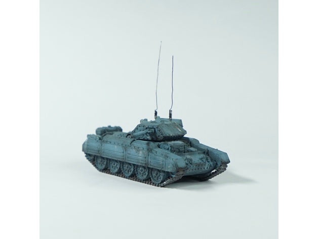 crusader mk iii 1 72 172 tank model mkiii 3D print model - Mito3D