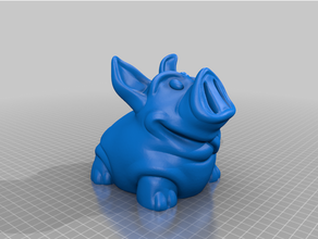 cerdoto cerdete hucha 3d print model - Mito3D