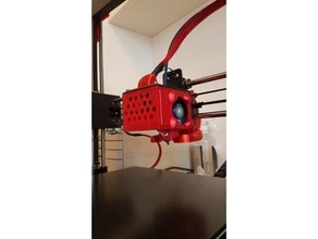 anycubic i3 mega hotend fanducto ventilador conducto enfriamiento 3d print model - Mito3D