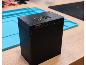 USB banco establecido makerhawk 18650 board caso funda h961 u v3 v30 3d print model - Mito3D