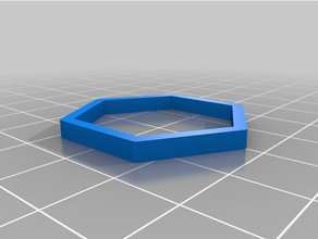 gravitrax hex ring 3d print model - Mito3D