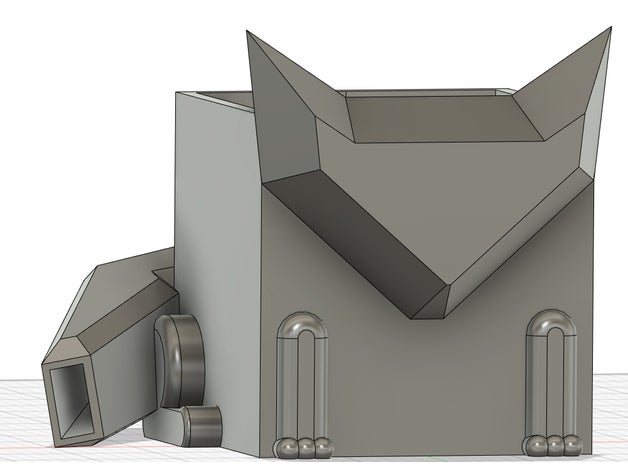 fox drainage box drainage fox rinlove 3D print model - Mito3D
