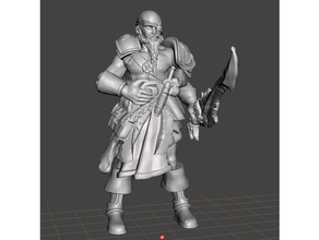barnabas harrigan male human pirate captain pathfinder wormwood 3d print model - Mito3D