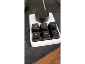macropad rotante codificatore cu7 pomello tastiera 3d print model - Mito3D