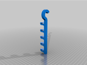 door handle multi hook hooks 3d print model - Mito3D