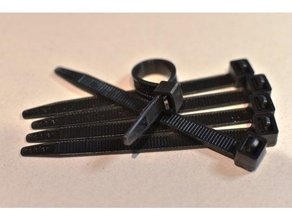 zip cravate Libération souple rapide résine réutilisable caoutchouc sla 3d print model - Mito3D