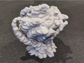 gloomhaven jaws lion black sludge mini miniature ooze 3d print model - Mito3D