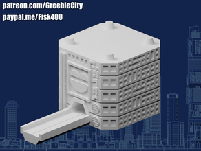greeblecity cyberpunk route module greeblecitycyberpunk 3d print model - Mito3D