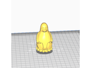 tux estrusore pomello linux logo pinguino 3d print model - Mito3D