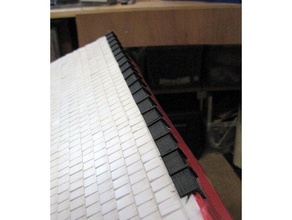 16mm scale ridge tiles 3d print model - Mito3D