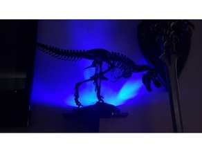 lighted base rex model 3d print model - Mito3D