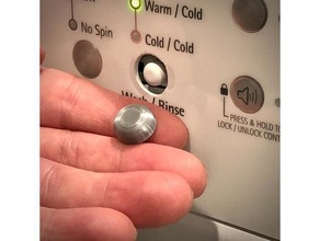 remplacement bouton casquette Kenmore machine laver séchoir 3d print model - Mito3D
