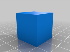 cubo kalibra ekstrus 3d print model - Mito3D