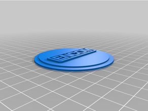encom modulare logo inserire tron 3d print model - Mito3D