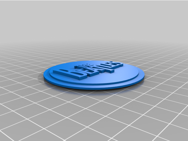 Beatles modulaire logo insérer 3D print model - Mito3D