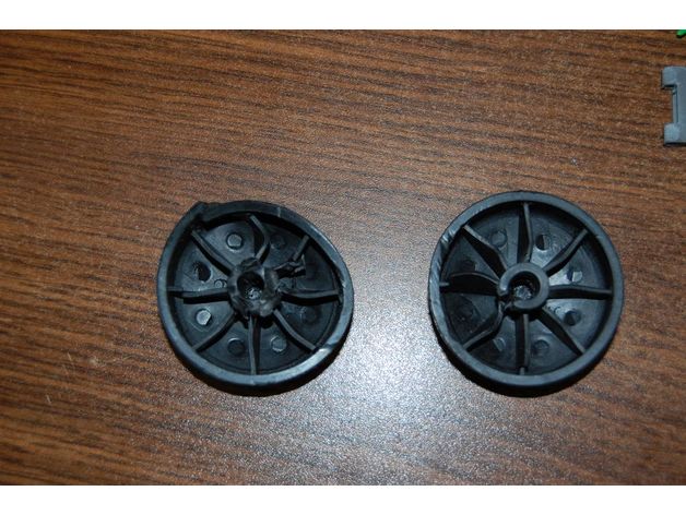 caster wheel fix roulette roue chaise Bureau 3D print model - Mito3D