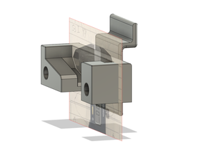 compasso calibre suporte PVC parede ripas 3d print model - Mito3D
