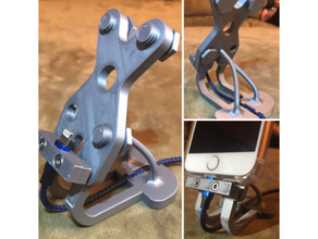 phone dock holder 3d print model - Mito3D