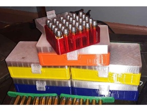 41 revista munición caja 30 60 rondas 41magnum botella doble disparo 3d print model - Mito3D