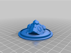 dimensional companheiro cubo modular logotipo inserir portal 3d print model - Mito3D
