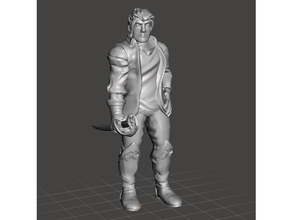 basculante masculino humano pirata descobridor absinto 3d print model - Mito3D