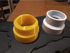 rigido hd bagnato asciutto vuoto polvere collezione collettore pvc vac 3d print model - Mito3D