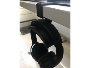 qc35 headphone holder - clip bose hanger 3d print model - Mito3D