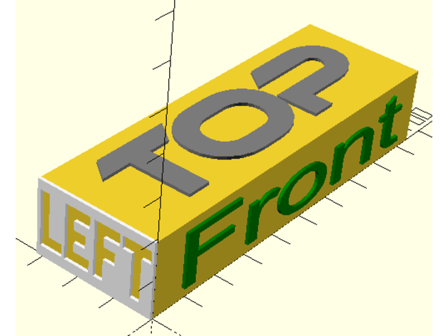 duplo tijolo gerador personalizador texto Lego openscad 3D print model - Mito3D