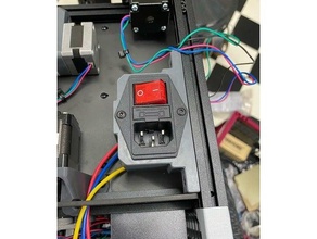 voron power socket inlet 0 3d print model - Mito3D