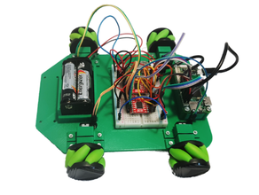 mecanum yönlü Ahududu pi robot araba elektronik rc uzak kontrol 3d print model - Mito3D