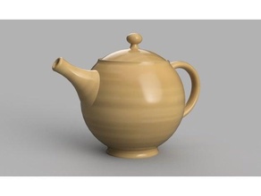 tea pot arcilla cerámico cerámica té maceta tetera thire 3d print model - Mito3D