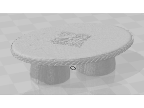 elfo mesa Roca cráneo estudios 3d print model - Mito3D