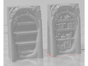 elfique étagère calcul crâne studios 3d print model - Mito3D